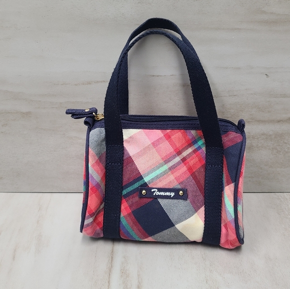 Tommy Hilfiger Handbags - Tommy Hilfiger Pastel Plaid Handbag - Like new!